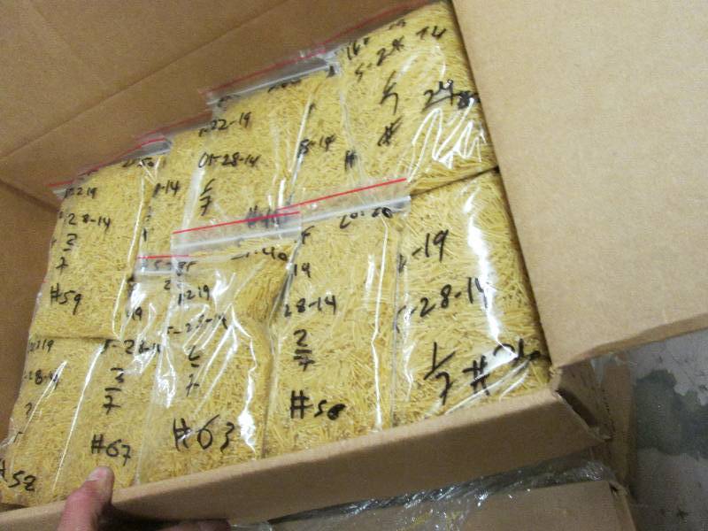 Large wholesale box of noodles, box...