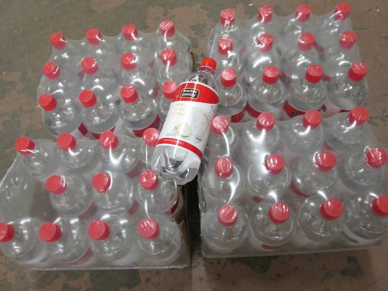 Four 12 packs of diet tonic water f...