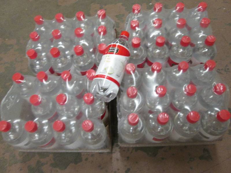 Four 12 packs of diet tonic water f...