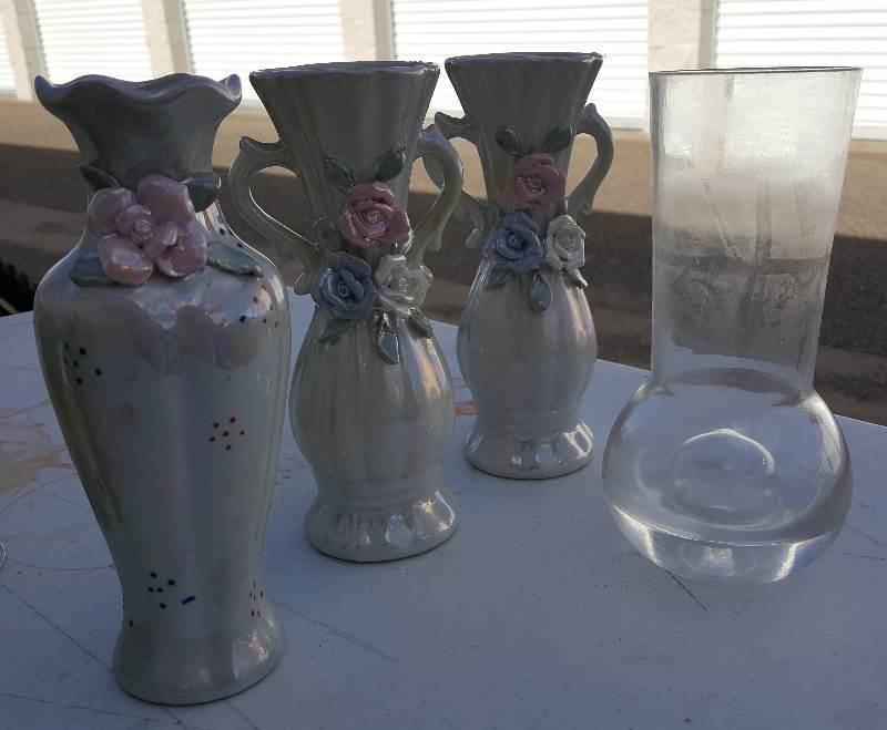 Lot of four vases
