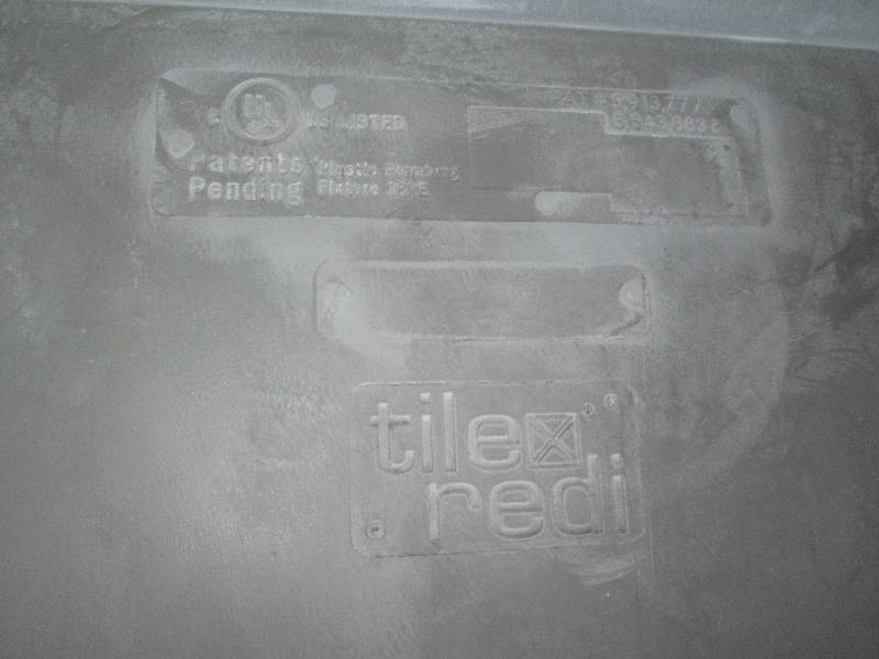 Tile ready shower pan