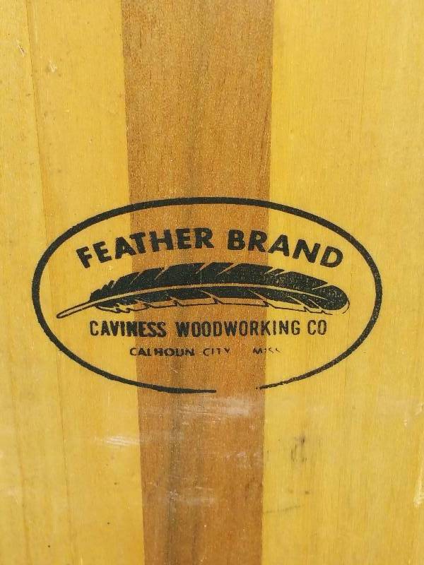Two-Tone Feather Brand Wooden Oar
