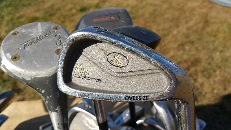 3 Sets of Golf Clubs & Bags (Includes King Cobra Irons)