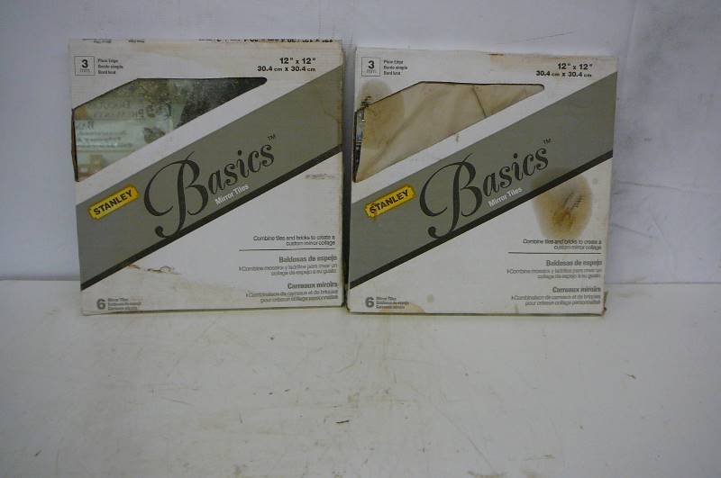 lot 8 image: Mirror Tiles Basics 12 x 12 2 boxes