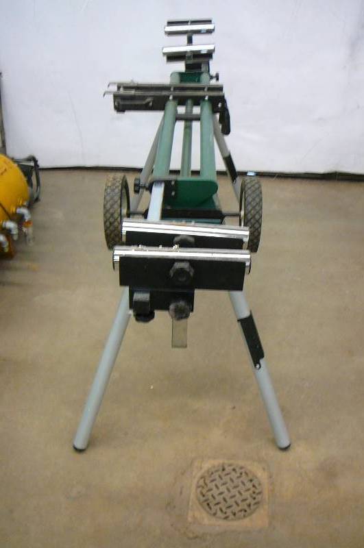 lot 36 image: Master force Saw stand with Plug ins Fold up
