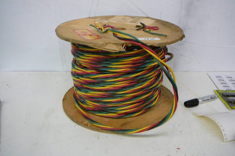 lot 45 image: 12 AWG Pump wire Submersible 50 lbs.   4wire
