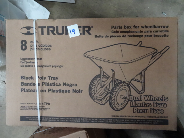 lot 19 image: Truper Assembly Parts for 8 Cu. Ft.