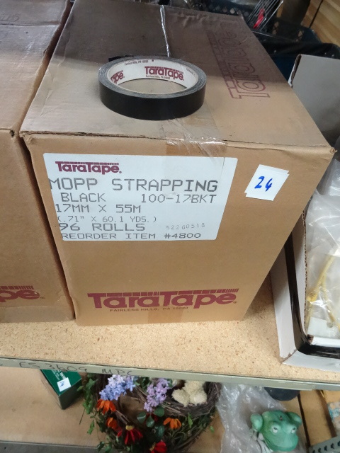 lot 24 image: Taratape Mopp Strapping 96 Rolls