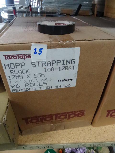 lot 25 image: Taratape Mopp Strapping 96 Rolls