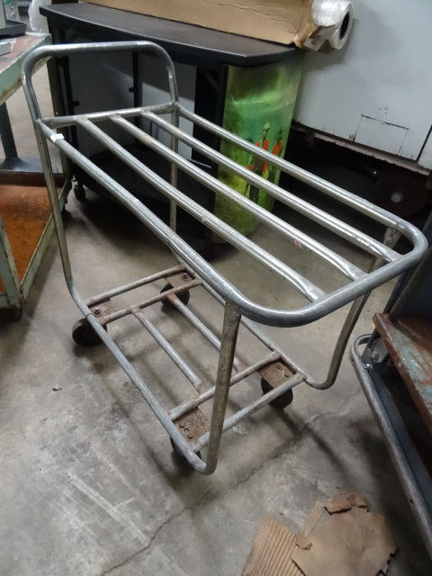 lot 44 image: 2 Tier Warehouse Cart 18 X 37 X 30