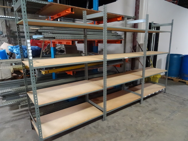 lot 47 image: Shelving Unit Metal Framed