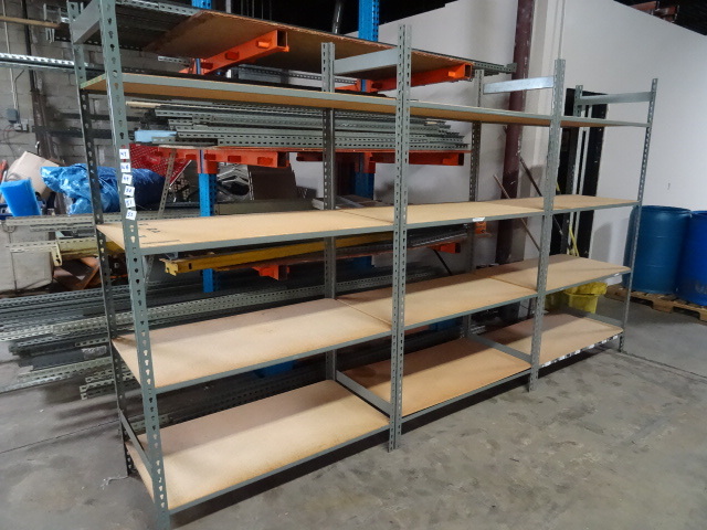 lot 48 image: Shelving Unit Metal Framed