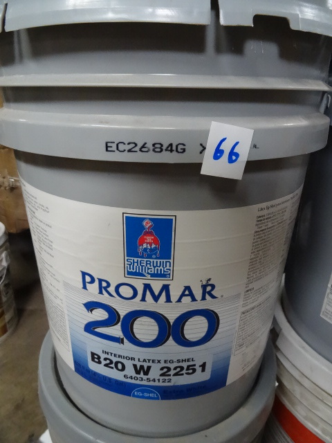 lot 66 image: 5 Gal. of  Sherwin Williams Interior