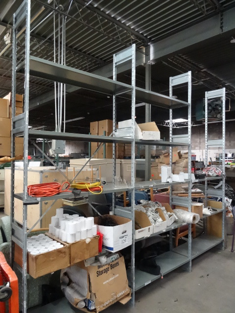 lot 56 image: Shelving Unit Metal Framed