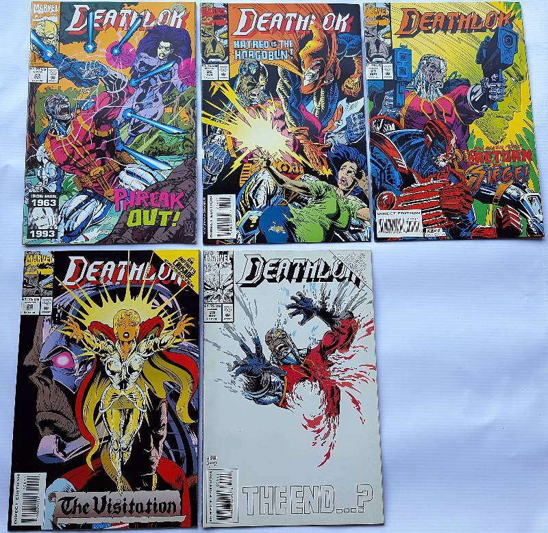 Lot of 5 Marvel Comics - Death Loc