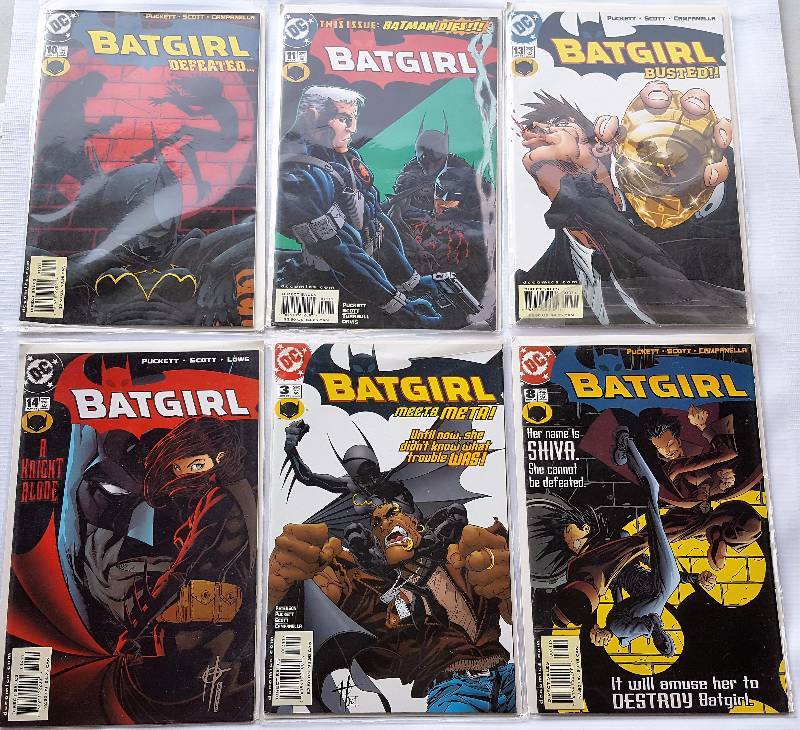 Lot of 6.  DC Comics - Bat Girls