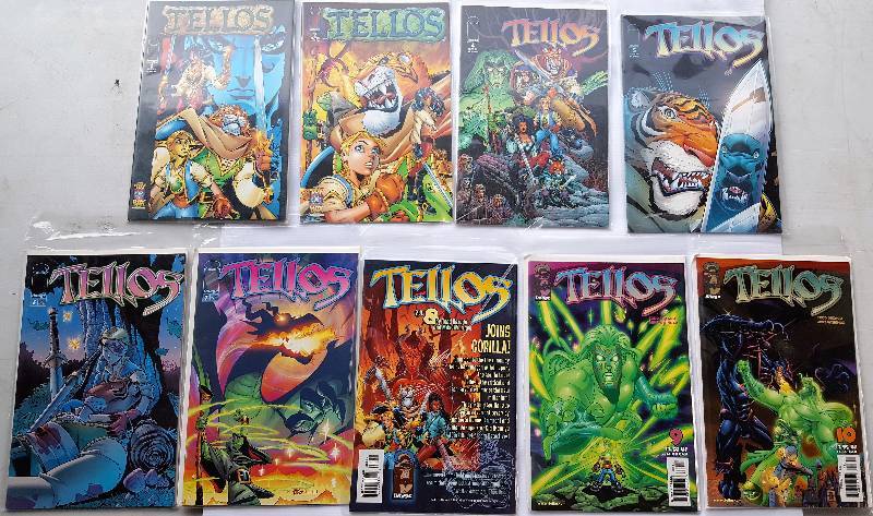Lot of 9. Image Comics - Tellos
