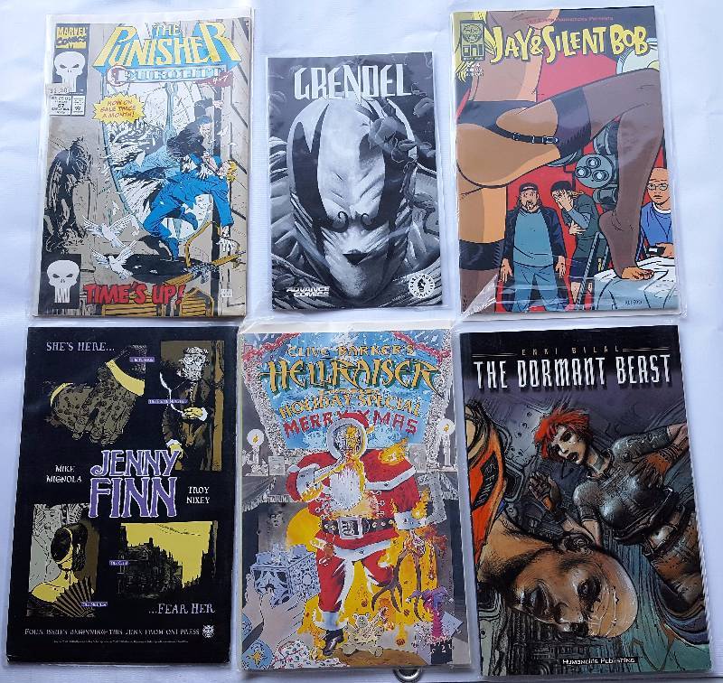 Lot of 6. Marvel, Dark Horse, 2 ONI, Epic, Enki Bilal