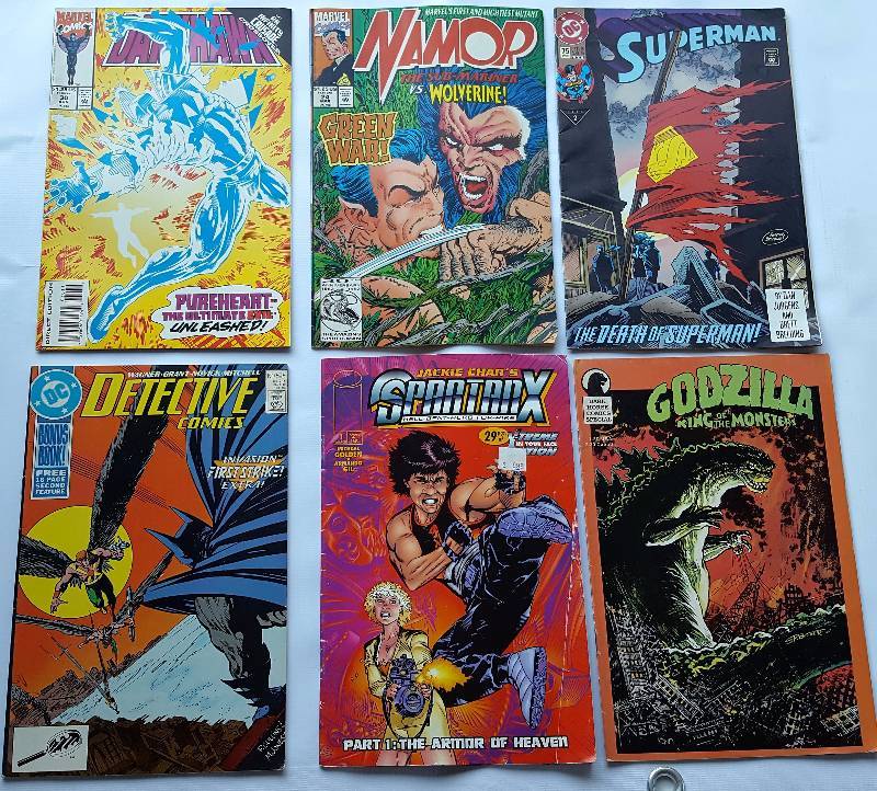 Lot of 6. 2 - Marvel, 2 - DC, Image, Dark Horse Special