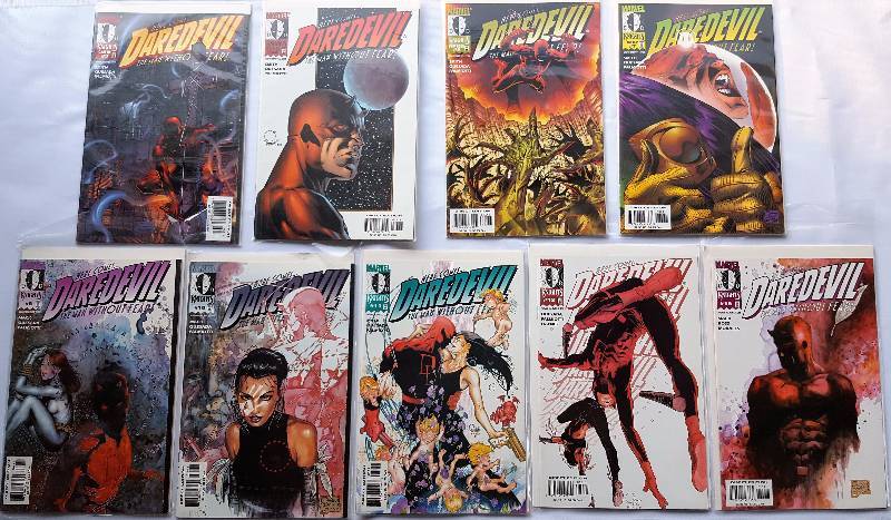 Lot of 9. Marvel KnightsDaredevil Comics