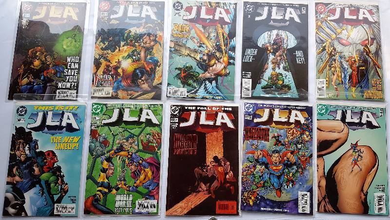 Lot of 10. DC Comics Justice League of America - JLA