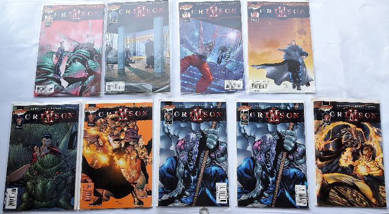 Lot of 10. Cliffhanger Crimson Comics
