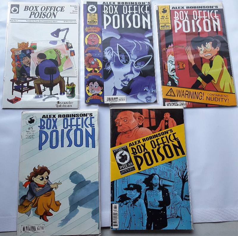 Lot of 5. Antarctic Press - Box office Poison Comics