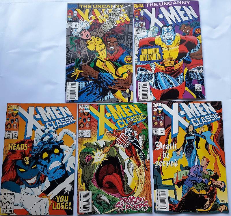 Lot of 5. Marvel Comics X-Men