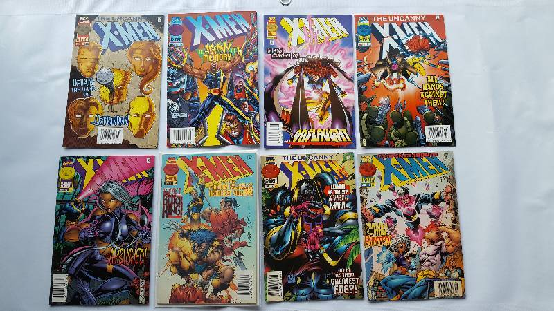 Lot of 8. Marvel Comics X-Men