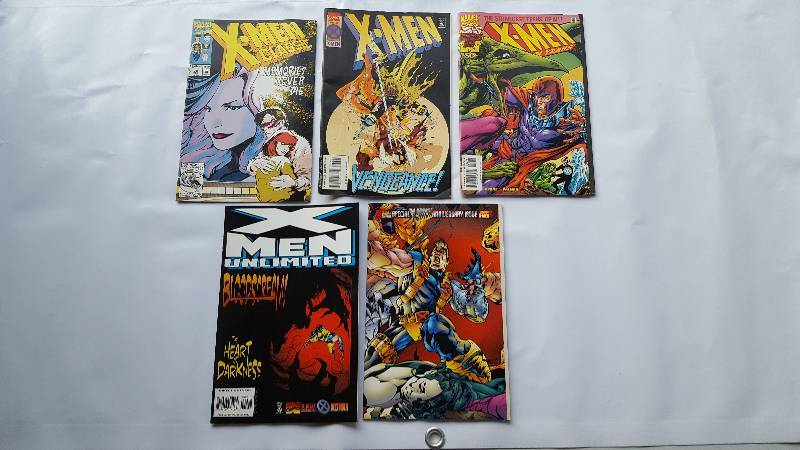 Lot of 5. Marvel Comics X-Men