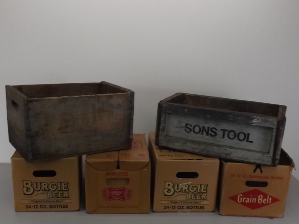 Vintage Beer Pepsi Tool Crates
