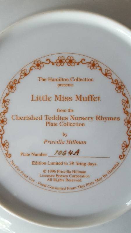 lot 5 image: The Hamilton Collection Plate