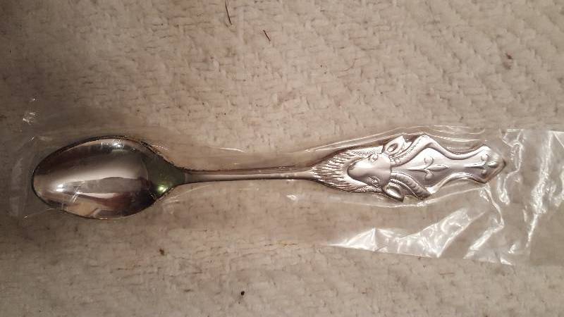 lot 53 image: Sterling, Mountain Nyala, NSC - EPNS, Festiv Silverplate.  Misc. Set of Silverware and Collectible spoons