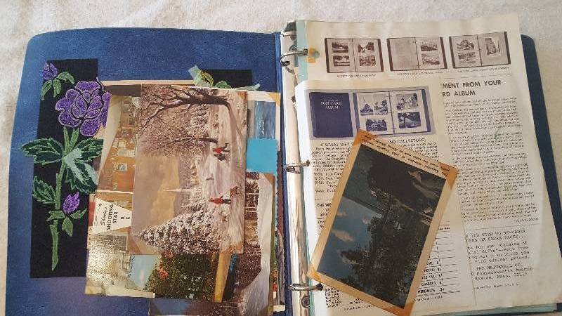 lot 76 image: Old Post Cards and Album