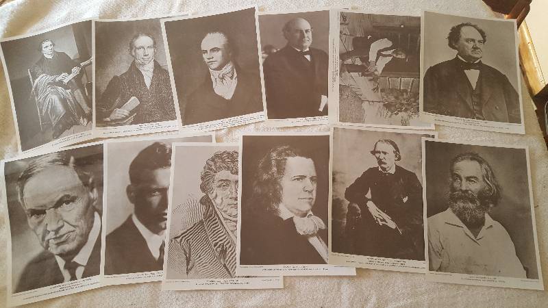 lot 77 image: 29 Men in History. Black and White photos