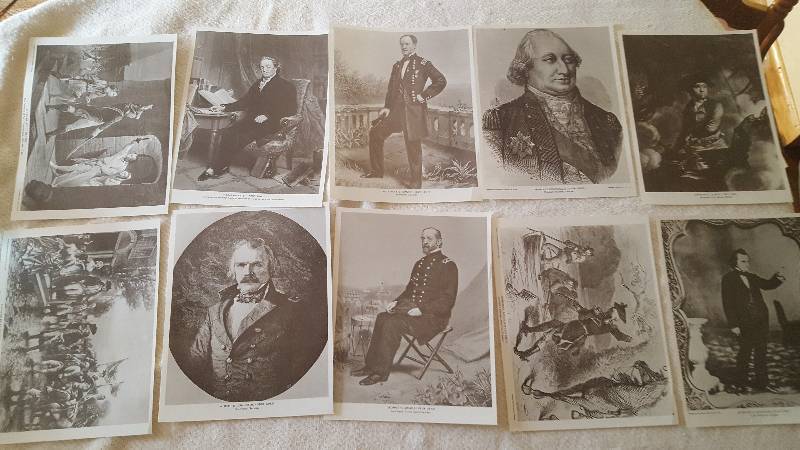 lot 78 image: 53 Important leaders in History. Black & White