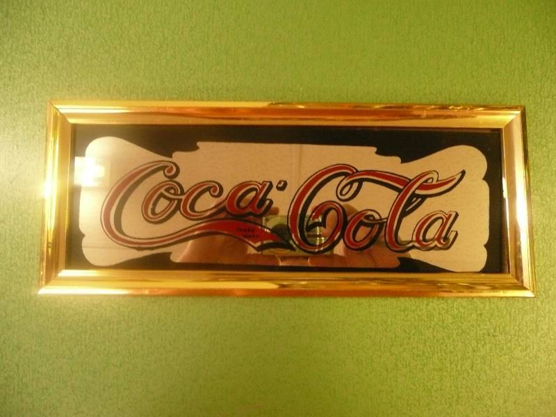 VINTAGE COKE MIRROR SIGN