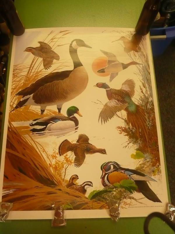 VINTAGE PABST WILDLIFE POSTER