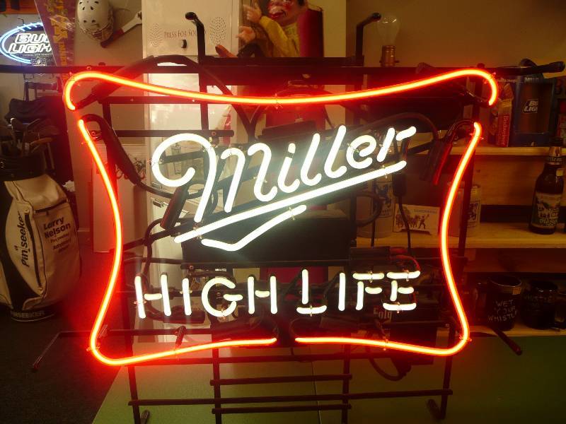 MILLER HIGH LIFE NEON - BLINKER