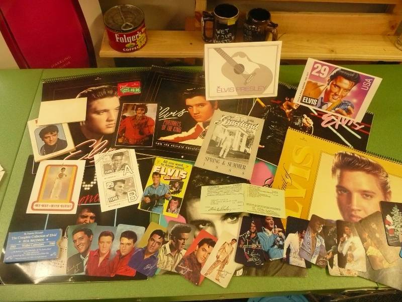 LARGE VINTAGE ELVIS GROUP
