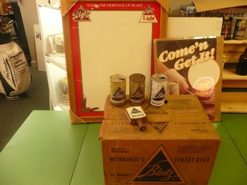 VINTAGE LARGE BLATZ GROUP