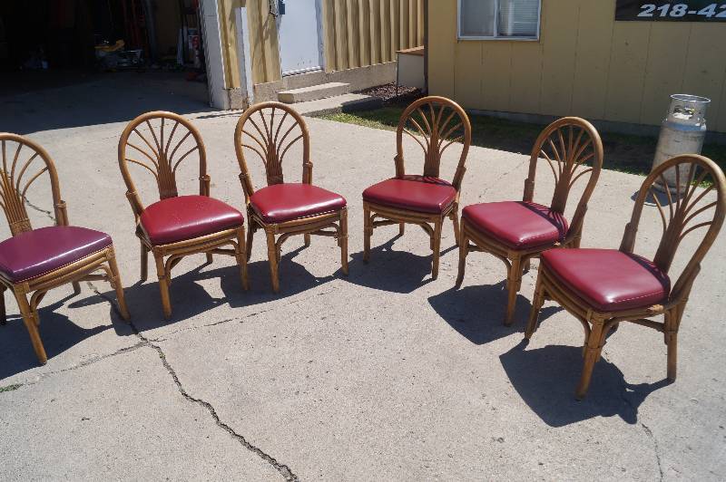6 Tiki Chairs