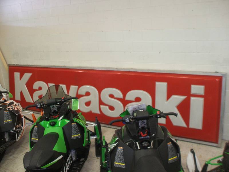 lot 101 image: KAWASAKI LIGHT UP DEALERSHIP SIGN