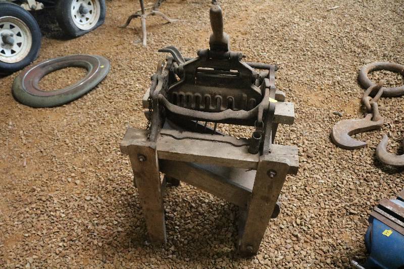 lot 63 image: Antique potato cutter
