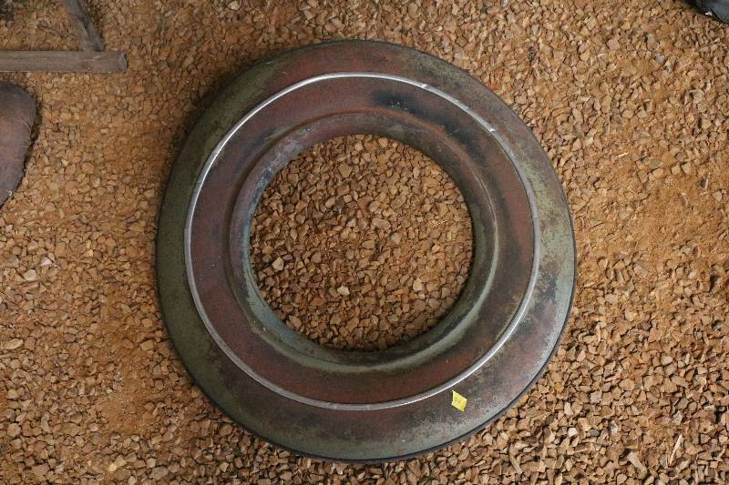 lot 68 image: Old spare tire wheel cover