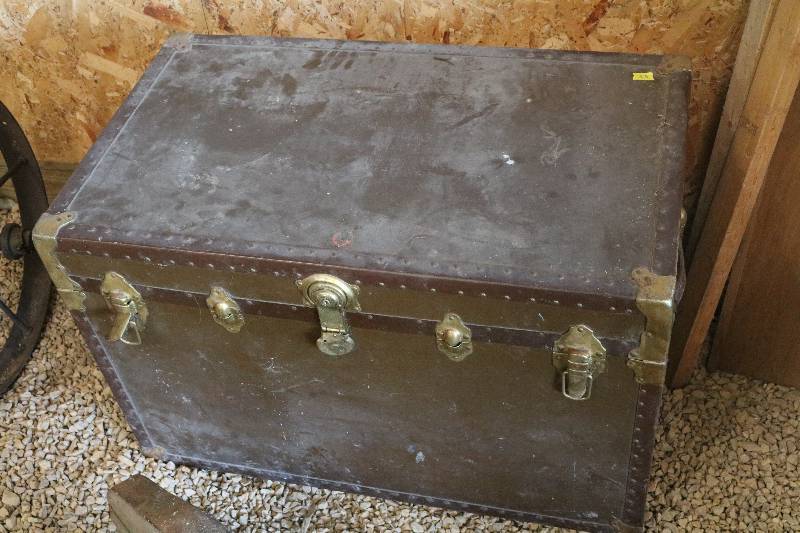 lot 85 image: Old chest