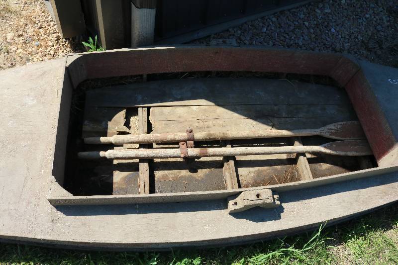 Wooden duck boat Antique - Vintage - Primitive Items K-BID