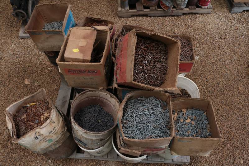 lot 130 image: Pallet of misc nails