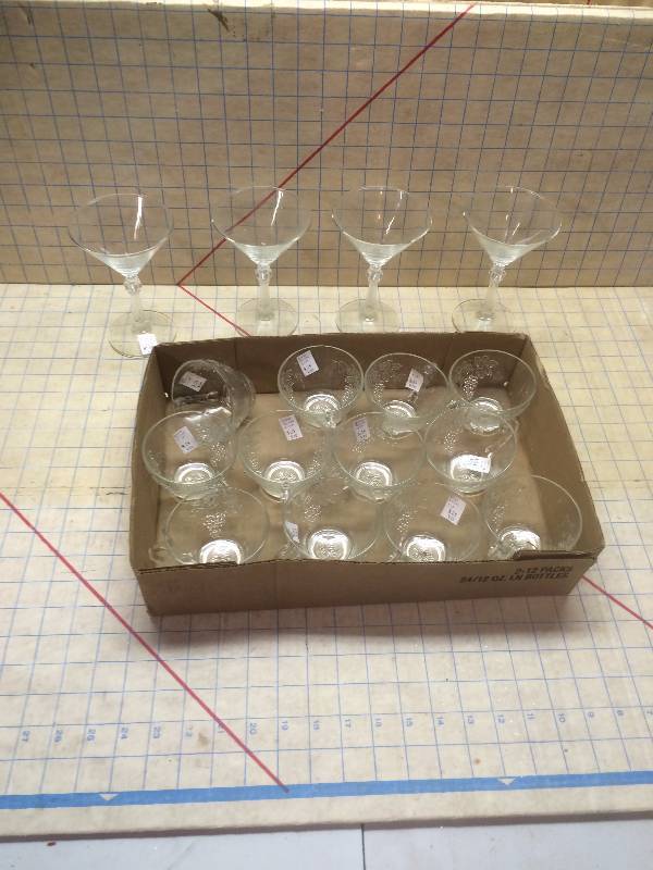 Punch Cups and Wine glasses