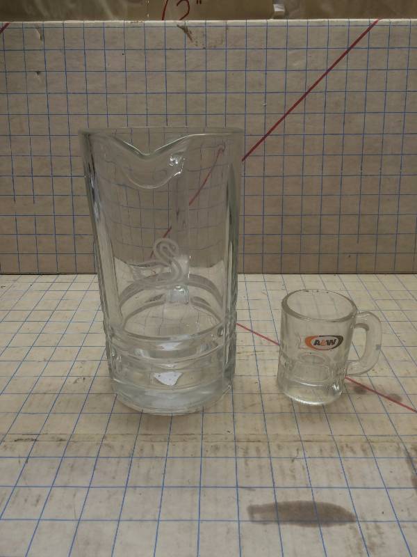 Swan Pitcher and A&W Cup